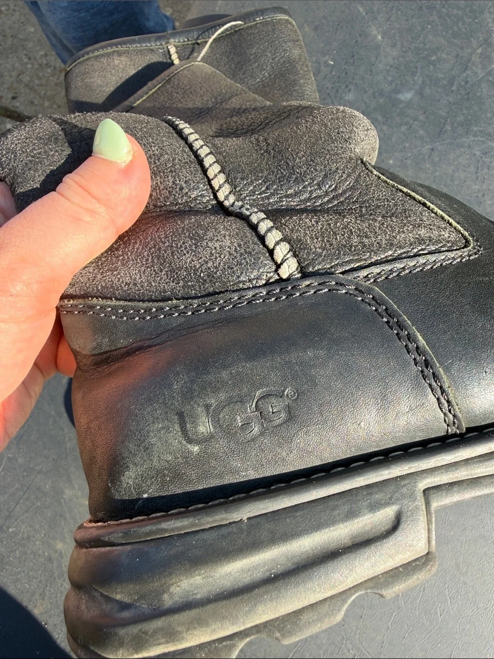 UGG Black Snow / winter boots